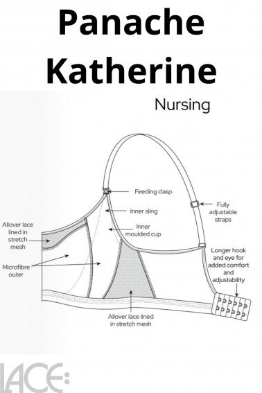 Panache Lingerie - Katherine Non-wired Nursing bra F-J cup