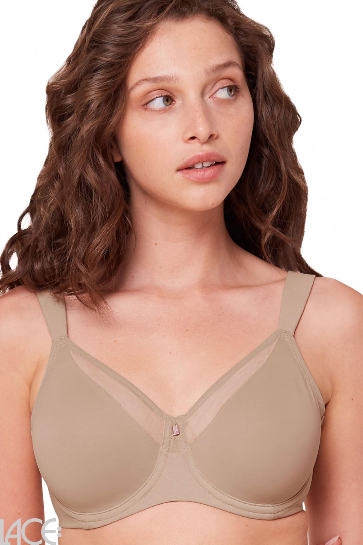 Triumph True Shape Sensation Minimizer Bra E-H cup CINNAMON – Lace