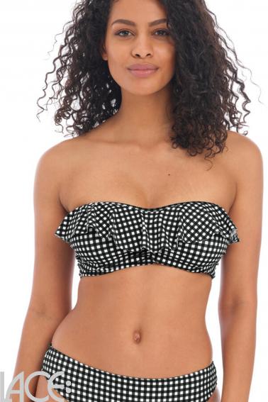 Freya Swim - Check In Bikini Bandeau bra with detachable straps E-I cup