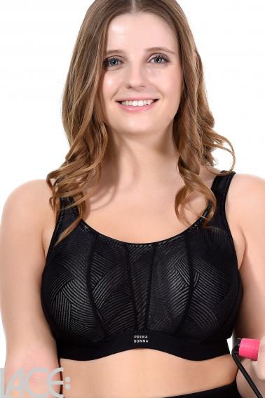 The Game Wired Sports Bra In Black - Prima Donna