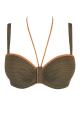 PrimaDonna Swim - Marquesas Bikini Bandeau bra with detachable straps E-G Cup