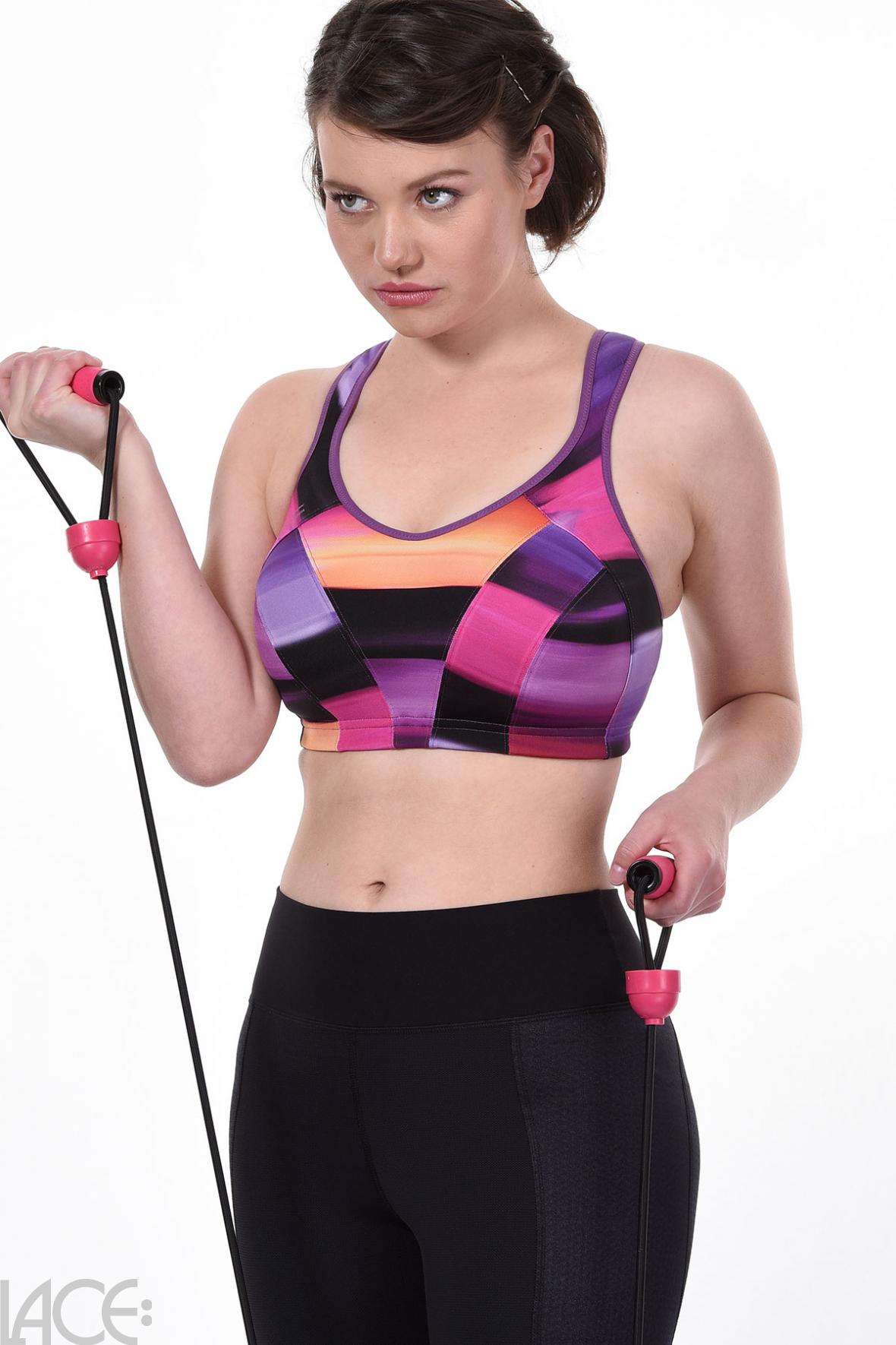 Shock Absorber Active Multi Non-wired Sports bra F-J cup ALLOVER –