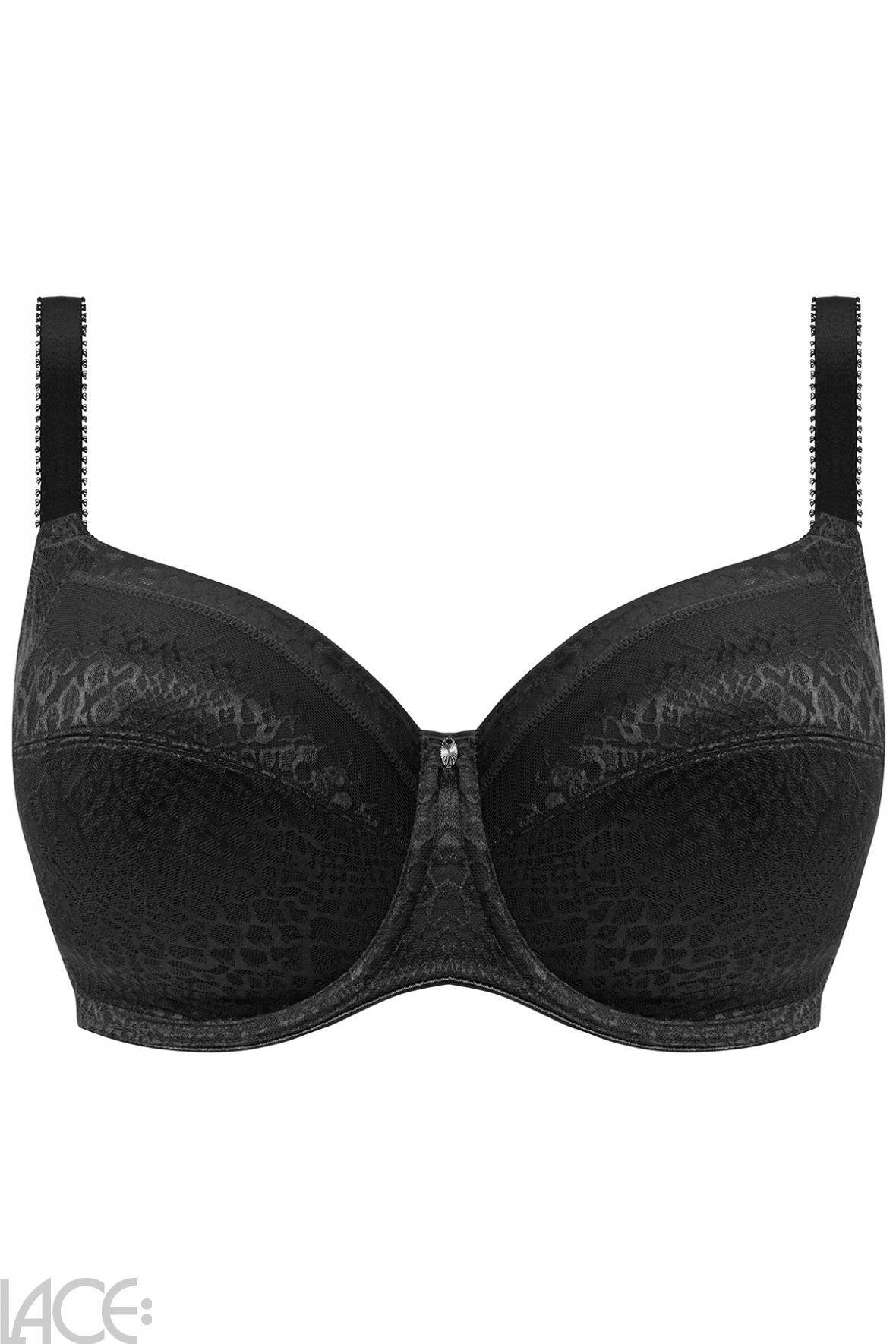 Plus Size Figure Types in 44E Bra Size Black Specialty by Fantasie Bras