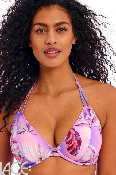 Freya Swim - Miami Sunset Bandless Triangle Bikini Top E-H cup