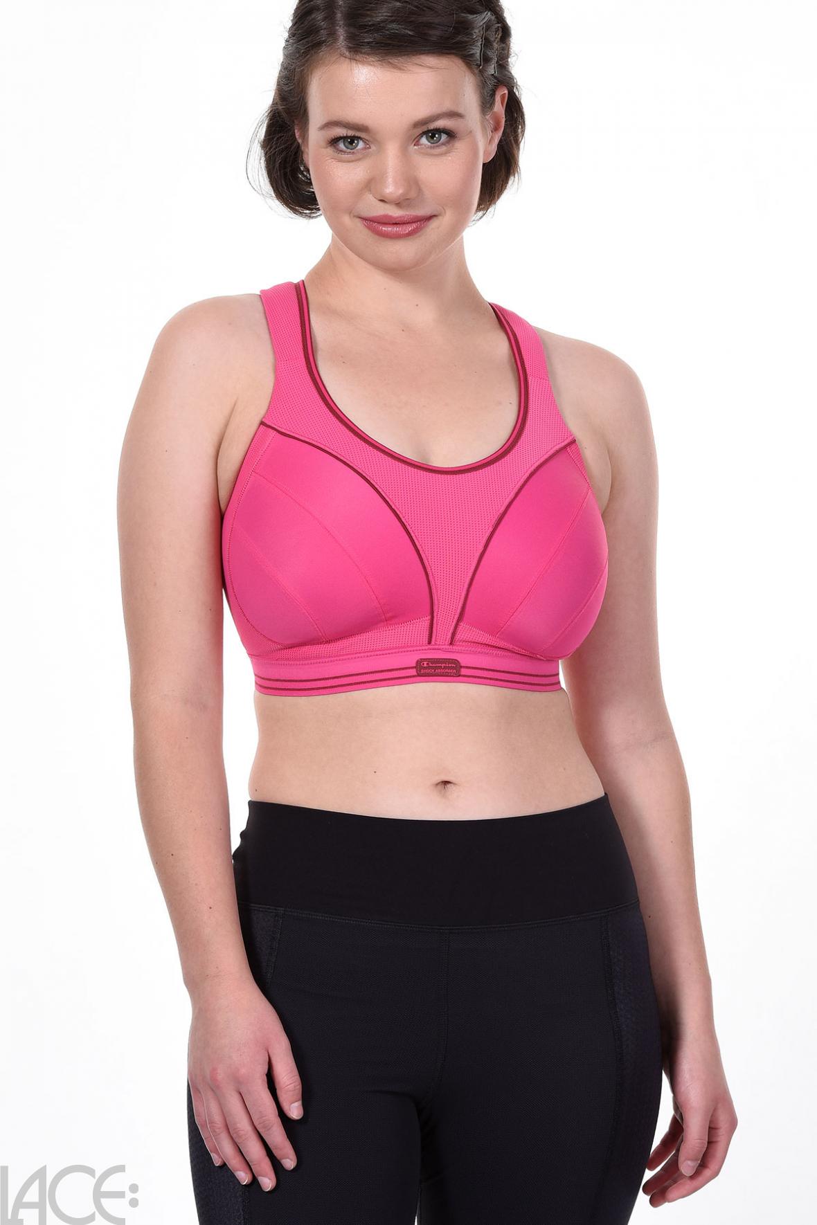 Shock Absorber Ultimate Run Non-wired Sports bra F-I cup PINK –