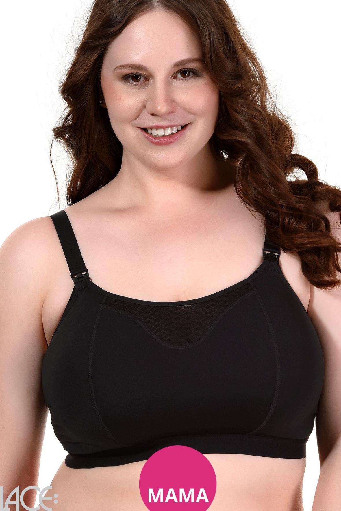 Katherine Wirefree Nursing Bra (Black) – Not Just Bras