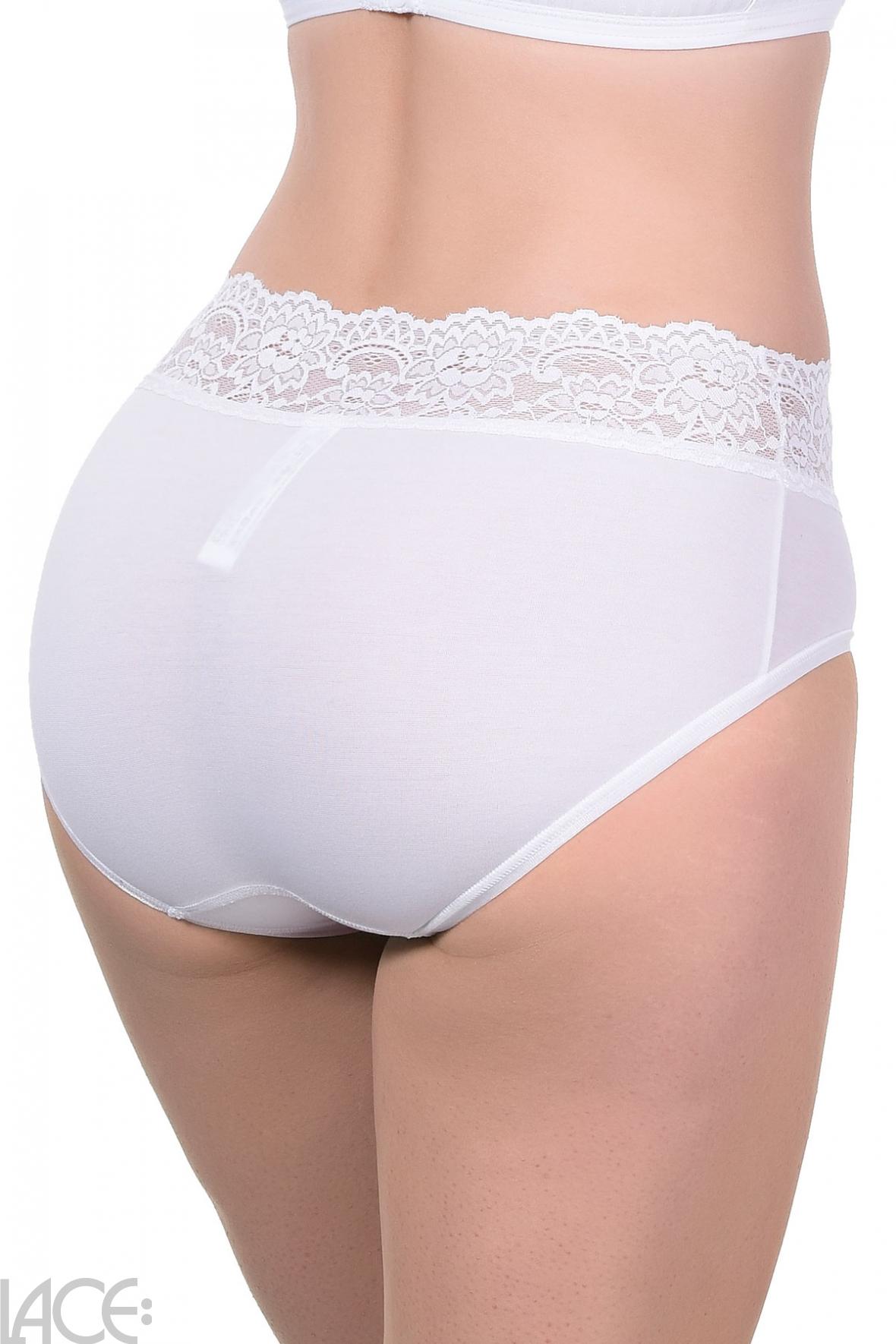 Sloggi Sloggi Romance Midi - Cotton-Microfibre WHITE –