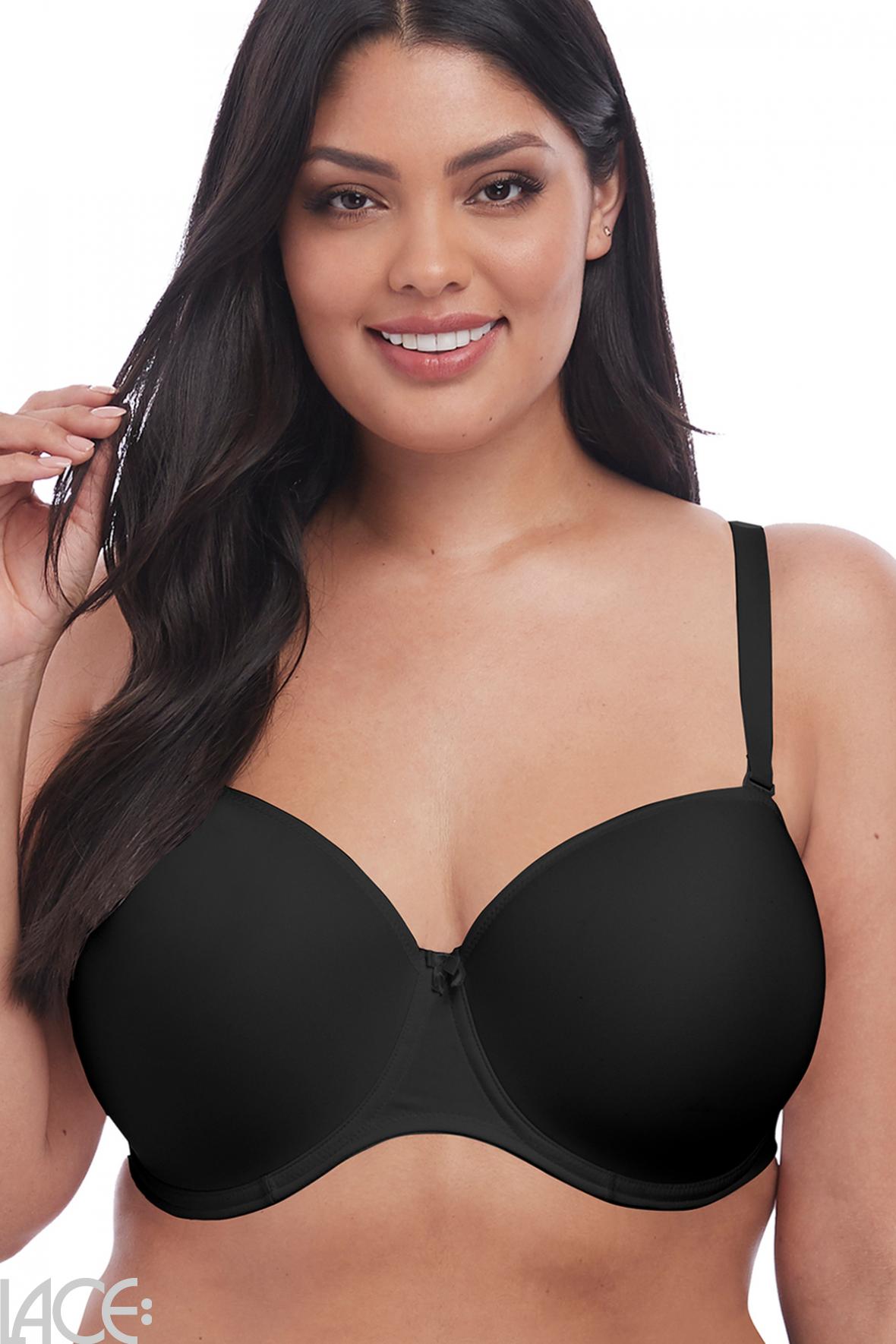 Elomi Smooth Bra G-K cup BLACK –