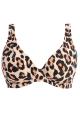 Freya Swim - Animal Instinct Plunge Bikini Top G-M cup