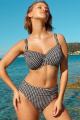Panache Swim - Gingham Bikini Top G-M cup