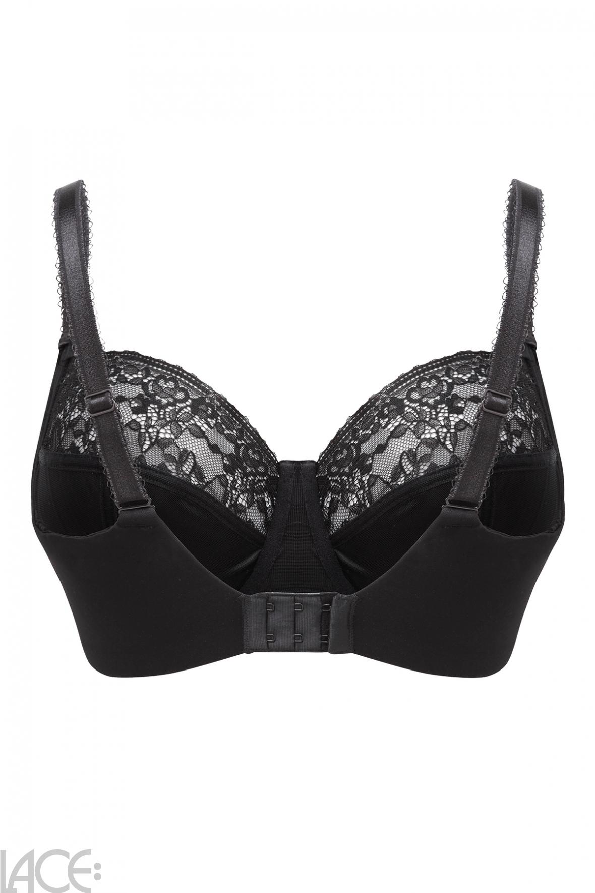 Sculptresse by Panache Chi Chi Bra F-HH Cup BLACK – Lace-Lingerie.com