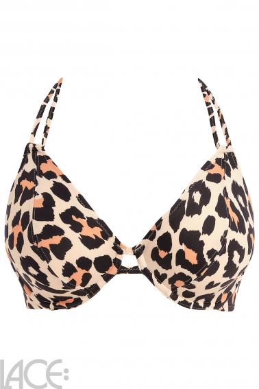 Freya Swim - Animal Instinct Bandless Triangle Bikini Top E-H cup