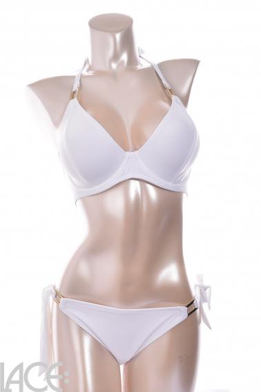 Miss Mandalay Halter Bikini Top D-GG cup - Miss Mandalay Swim 01 WHITE –