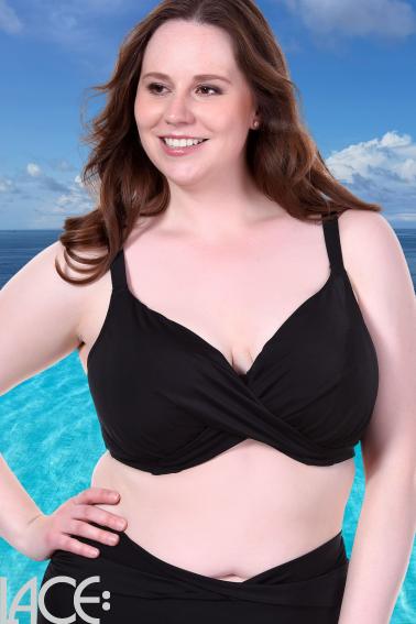 Elomi Swim Magnetic Plunge Bikini Top - Black  Bras Galore – Bras Galore -  Lingerie and Swimwear Specialist