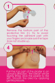 Bye Bra - Adhesive breast lift tape D-F cup with silicone nipple covers