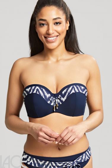 Panache Swim - Oceana Bikini Bandeau bra with detachable straps F-I cup