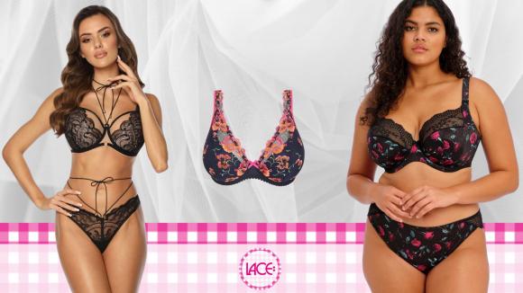 Buy Black Lingerie Sets for Women by LACE AND ME Online