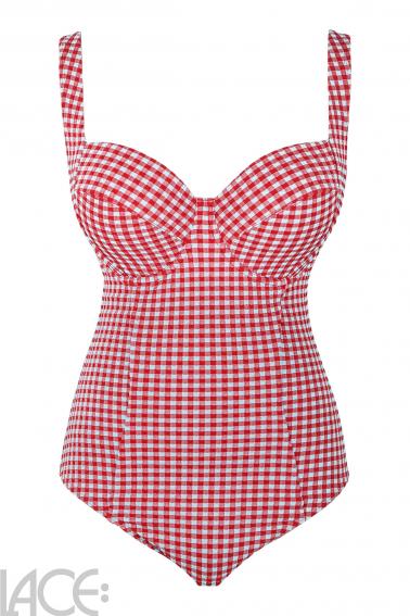 Panache Swim - Gingham Swimsuit G-M cup