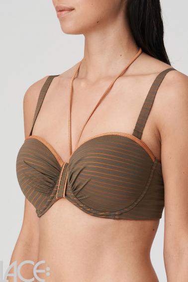 PrimaDonna Swim - Marquesas Bikini Bandeau bra with detachable straps E-G Cup