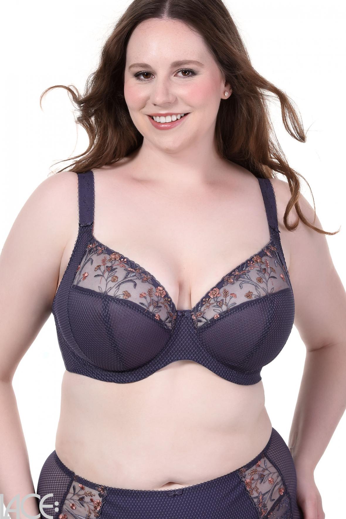 ELOMI EL4380 CHARLEY, UNDERWIRE PLUNGE BRA, BRA FITTINGS