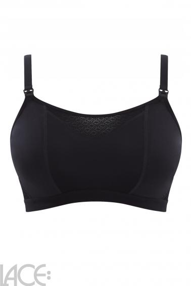 Panache Lingerie Katherine Non-wired Nursing bra G-M cup BLACK –