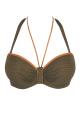 PrimaDonna Swim - Marquesas Bikini Bandeau bra with detachable straps E-G Cup