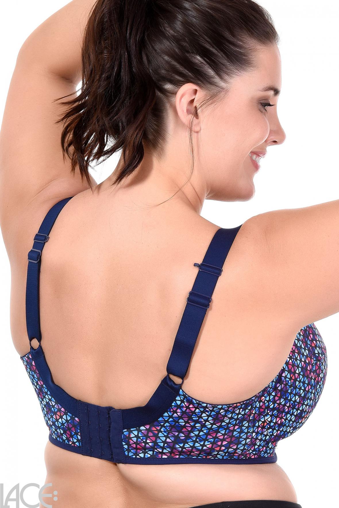 Elomi Energise Sports bra G-M cup NAVY GEO –