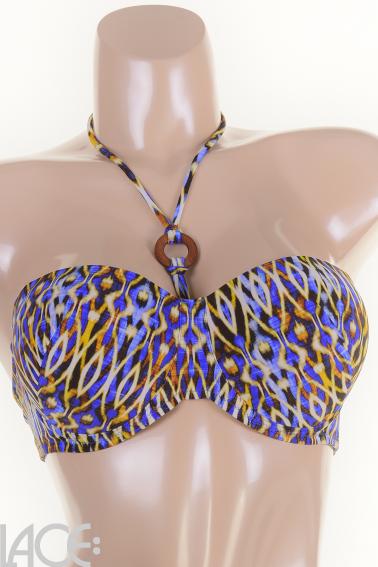 Antigel by Lise Charmel - La Wax des Plages Bikini Bandeau bra with detachable straps D-E Cup