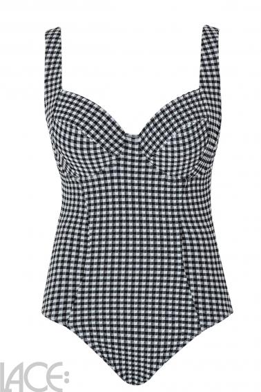 Panache Swim - Gingham Swimsuit G-M cup