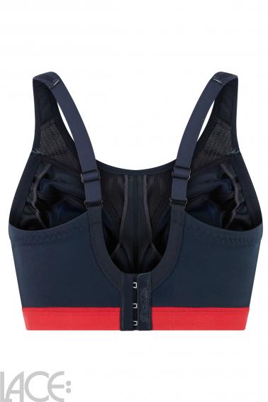 Shock Absorber Active D+ Classic Non-wired Sports bra G-K cup NAVY –