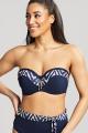 Panache Swim - Oceana Bikini Bandeau bra with detachable straps F-I cup