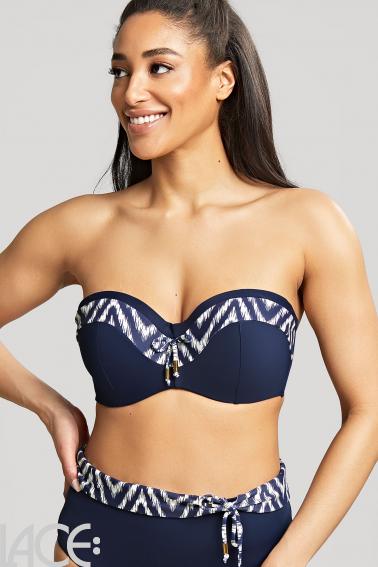 Panache Swim - Oceana Bikini Bandeau bra with detachable straps F-I cup