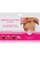 Bye Bra - Adhesive breast lift tape D-F cup with silicone nipple covers