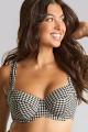 Panache Swim - Gingham Bikini Top G-M cup