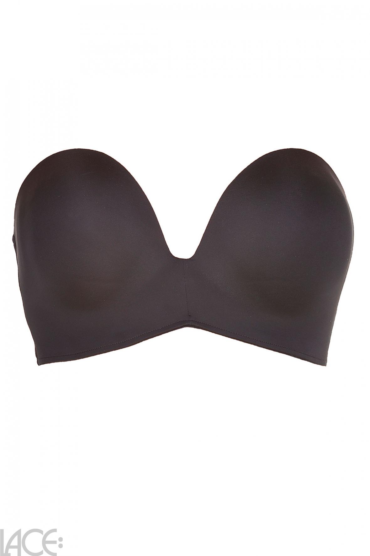 WONDERBRA NUDE MOULDED STRAPLESS PUSH UP BRA WITH HANDS INSIDE