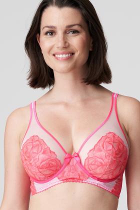 FIGLEAVES LACE BASQUE SIZE 32C 32D BERRY RED PURPLE JUST PEACHY BRA SUSPENDERS 