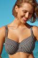 Panache Swim - Gingham Bikini Top G-M cup