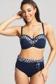 Panache Swim - Oceana Bikini Bandeau bra with detachable straps F-I cup