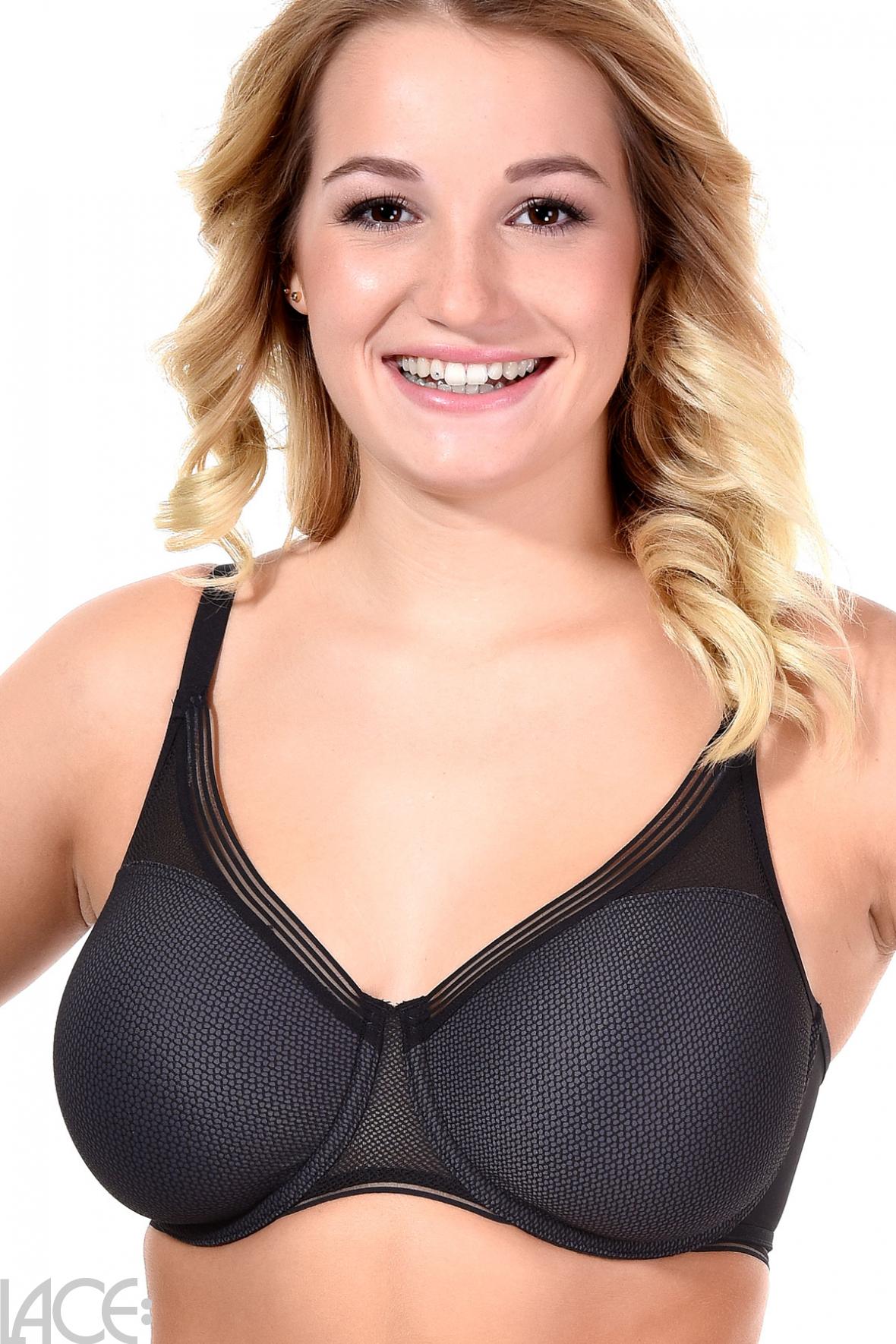 Triumph Infinite Sensation Minimizer Bra D-G cup BLACK – Lace