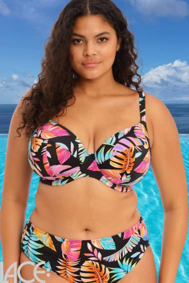 Elomi Swim - Tropical Falls Plunge Bikini Top G-N cup