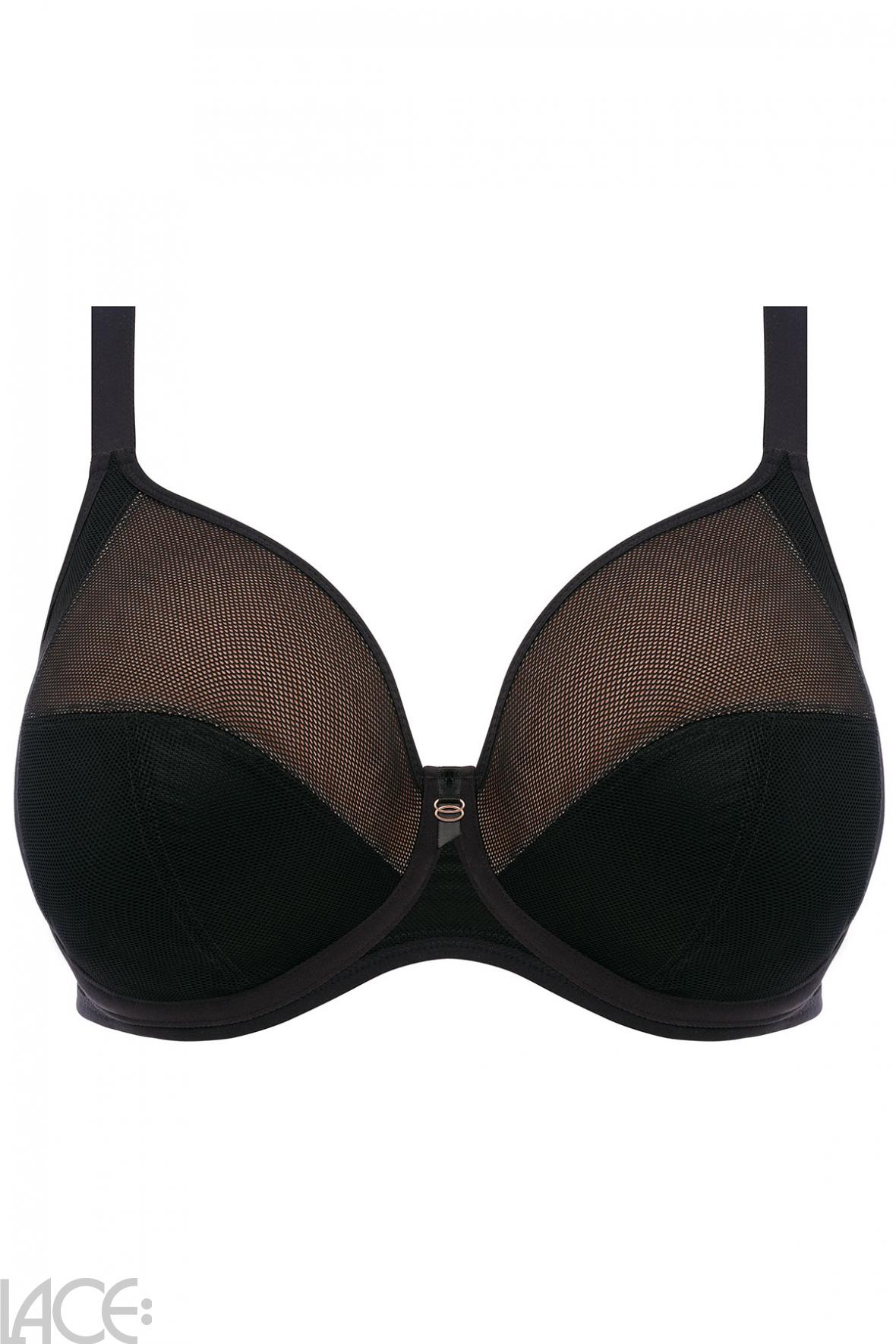 Elomi Kintai Bra I-O cup BLACK – Lace-Lingerie.com