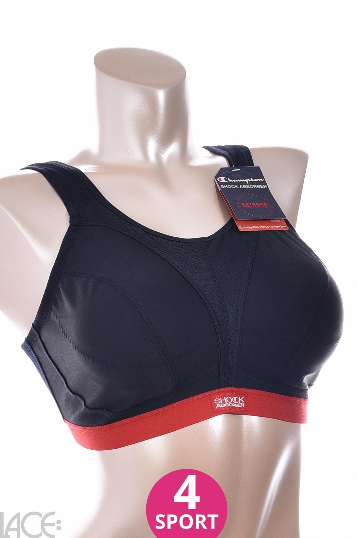 Shock Absorber Active D+ Classic Non-wired Sports bra G-K cup NAVY –