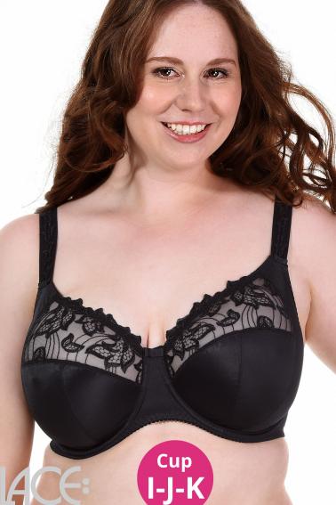 PrimaDonna Lingerie Deauville Bra I-K cup BLACK –