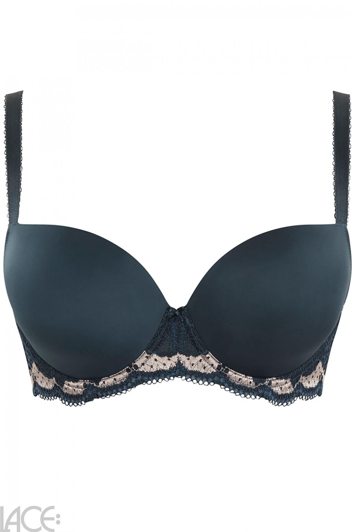 Clara T-Shirt Bra by Panache, Black/Cassis