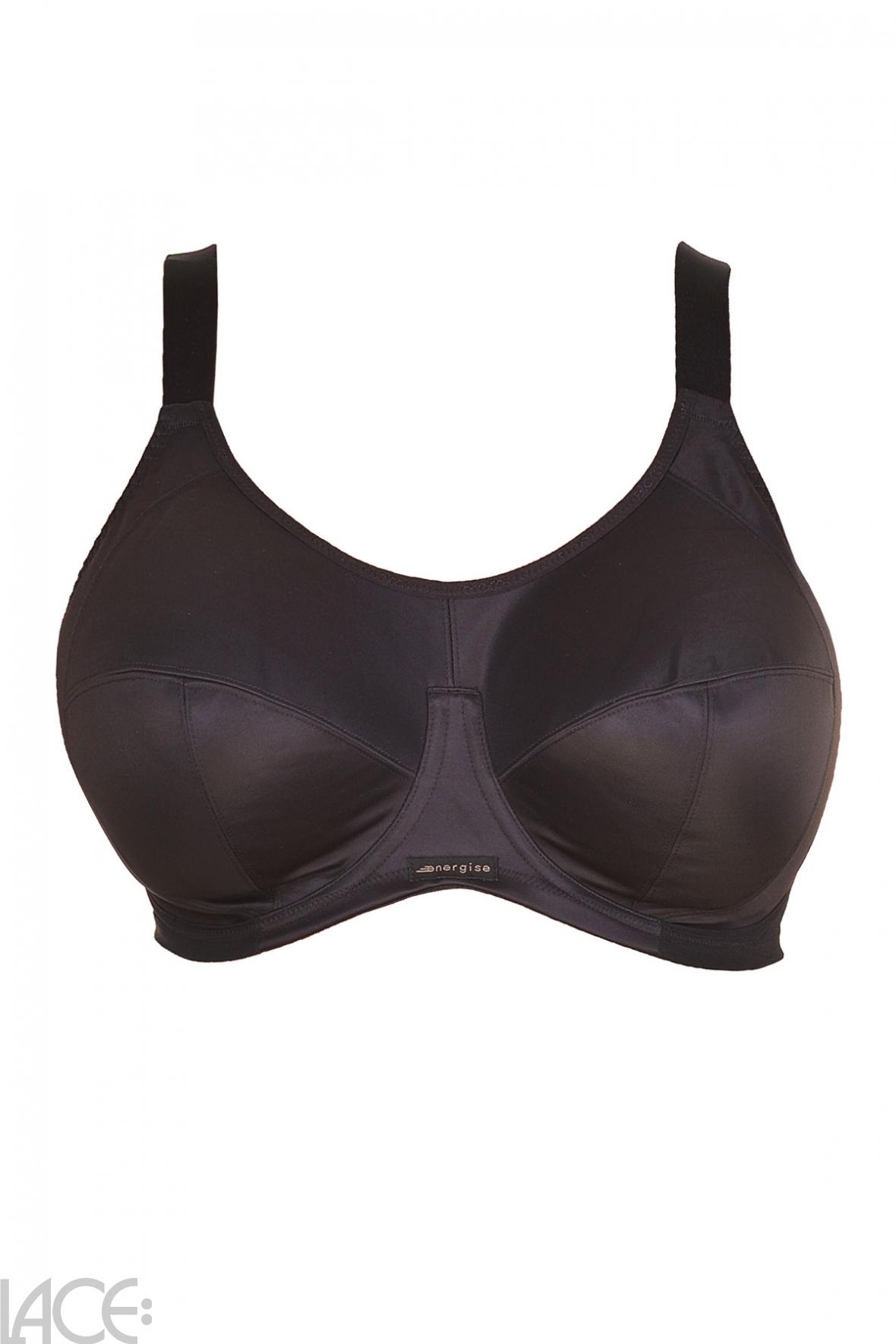 Elomi Energise Underwired sports bra G-O cup BLACK –