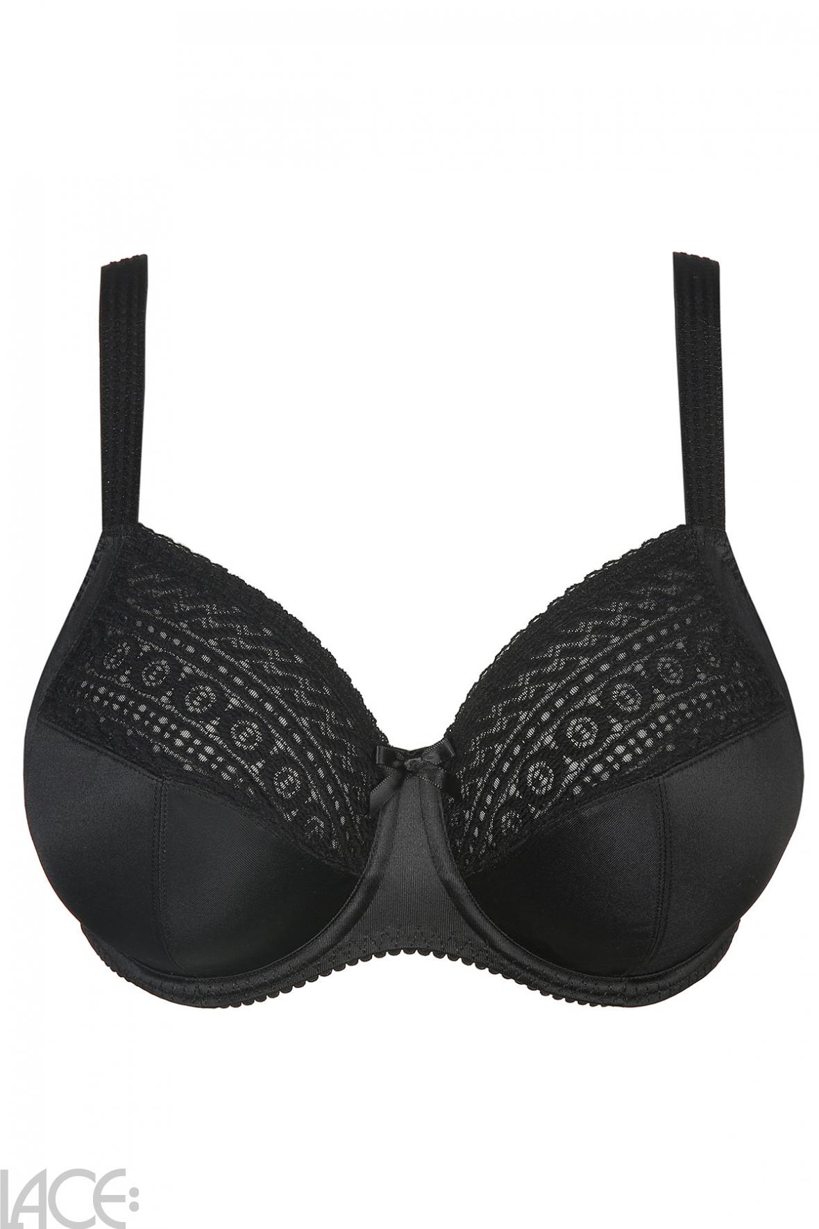 PrimaDonna Lingerie Montara Bra D-H cup BLACK – Lace-Lingerie.com