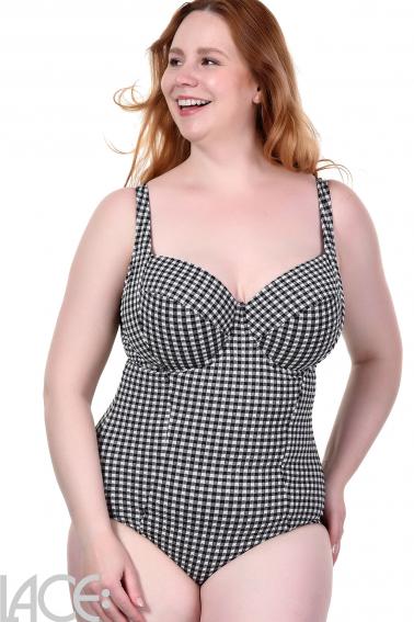 Panache Swim - Gingham Swimsuit G-M cup