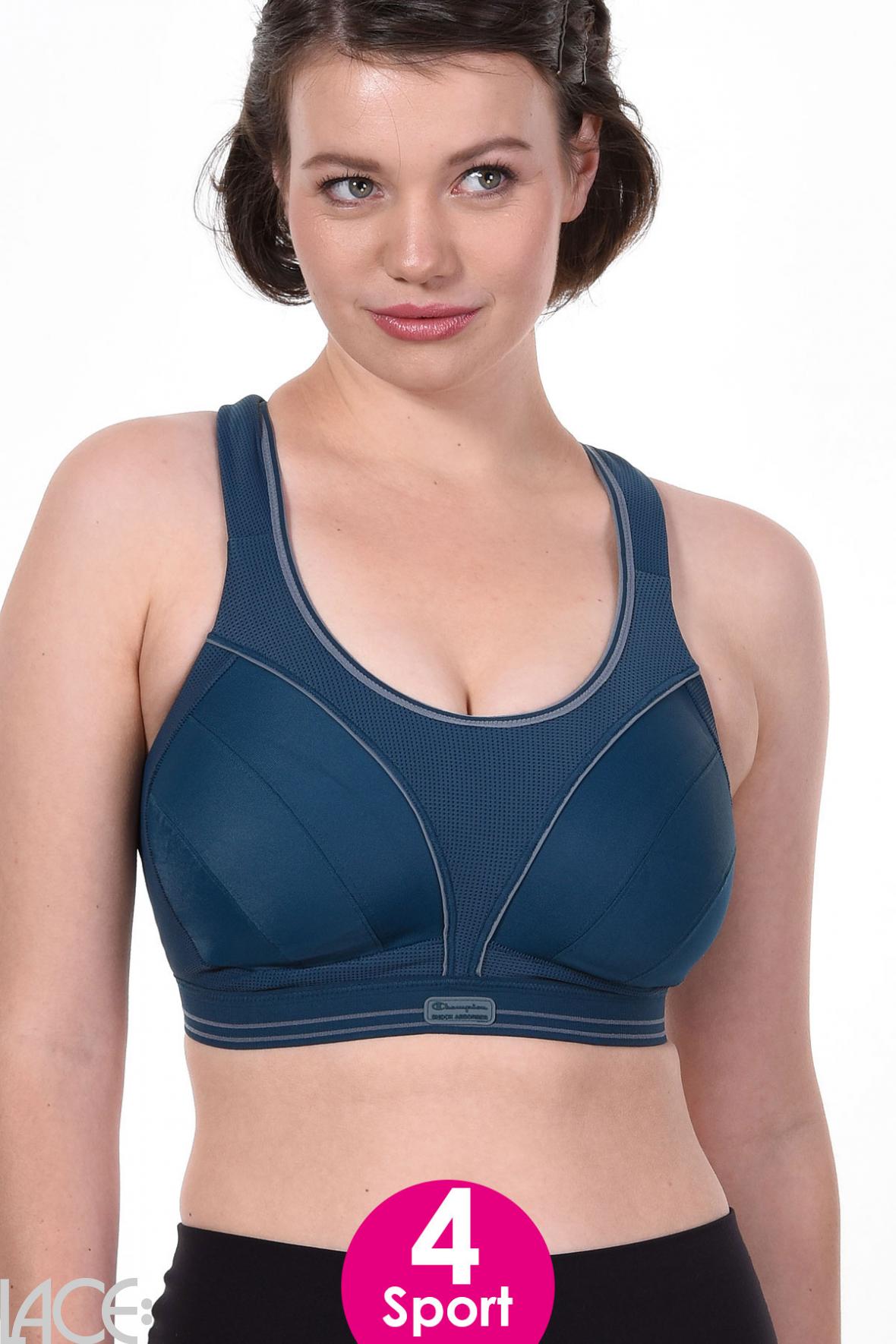 Shock Absorber Ultimate Run Non-wired Sports bra F-I cup TEAL