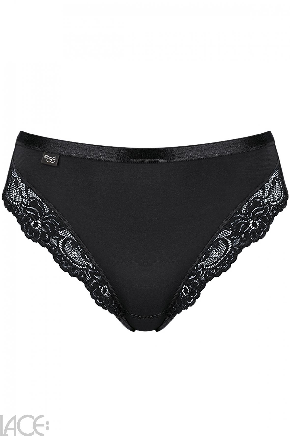 Sloggi Sloggi Romance Brief - Cotton-Microfibre BLACK –