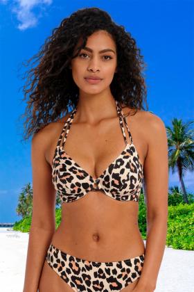 Freya Swim - Animal Instinct Bandless Triangle Bikini Top E-H cup